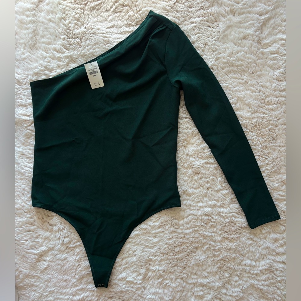 A&F asymmetric bodysuit